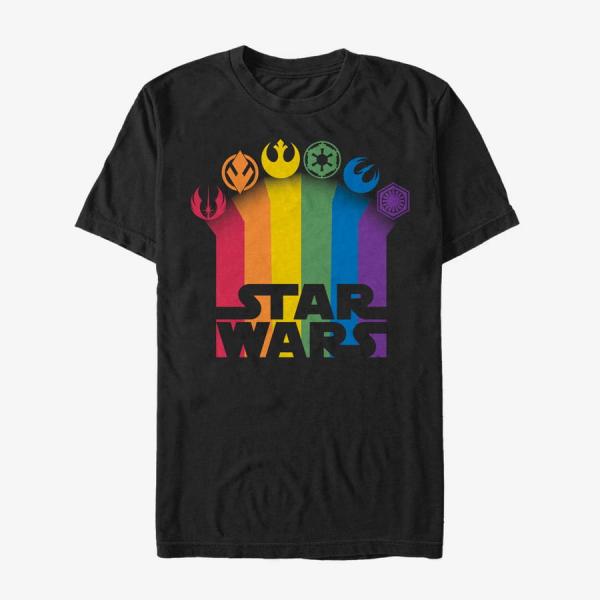 Queens Star Wars - Icon Trails Logo Unisex T-Shirt Black