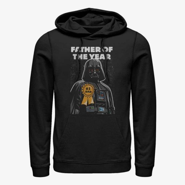 Mikina Merch Star Wars: Classic - Father Of The Year Unisex Hoodie Black L