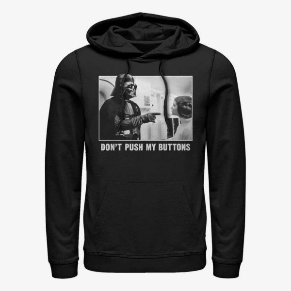 Queens Star Wars - Button Pusher Unisex Hoodie Black