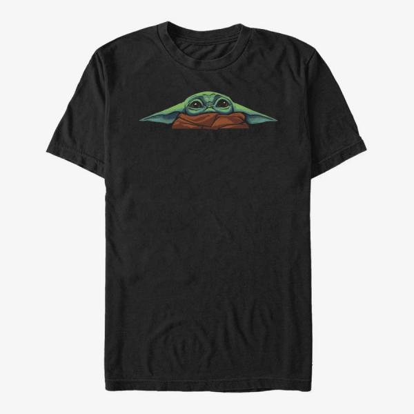 Tričko Merch Star Wars: The Mandalorian - The Child Kanga Unisex T-Shirt Black XXL