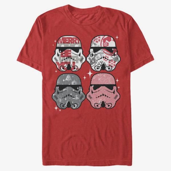 Tričko Merch Star Wars: Classic - Candy Troopers Unisex T-Shirt Red S