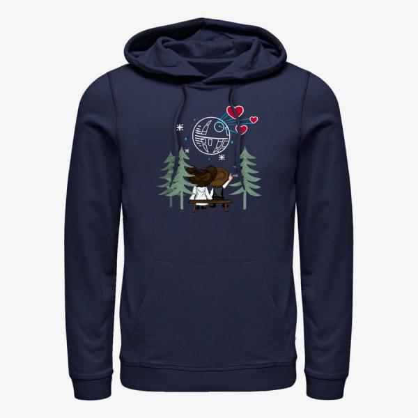 Queens Star Wars: Classic - VDAY LEIA Unisex Hoodie Navy Blue