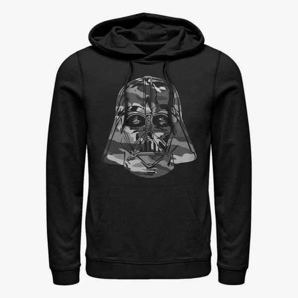 Queens Star Wars - Camo Vader Grey Unisex Hoodie Black