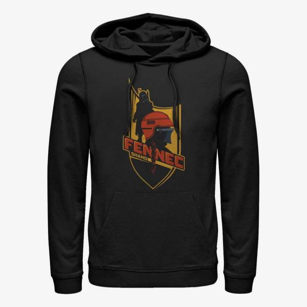 Queens Star Wars Book of Boba Fett - Fennec Shield Unisex Hoodie Black
