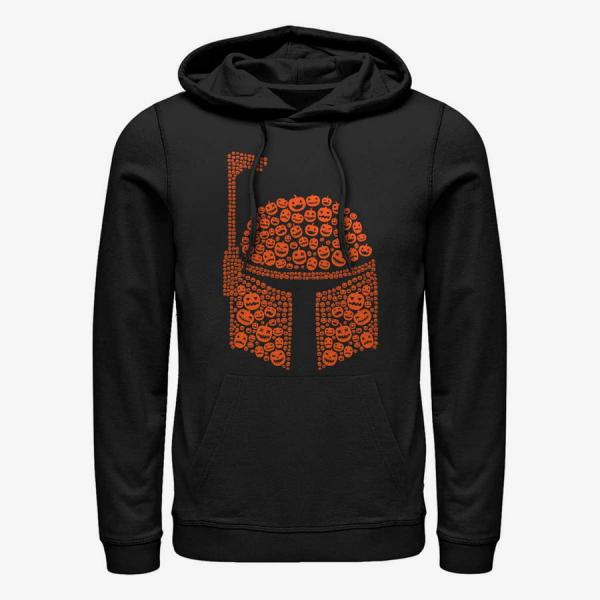 Mikina Merch Star Wars: Classic - BOBA PUMPKINS Unisex Hoodie Black S