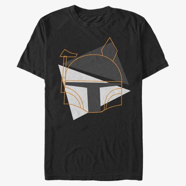 Queens Star Wars: Classic - Spooky Boba Lines Unisex T-Shirt Black