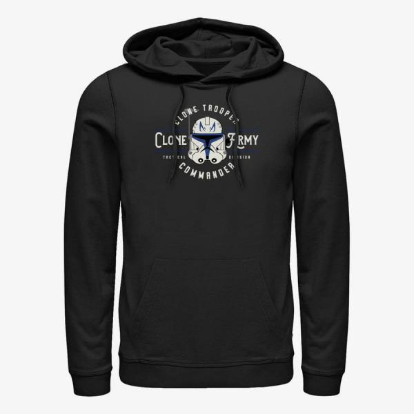 Queens Star Wars: Clone Wars - Clone Army Emblem Unisex Hoodie Black