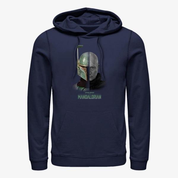 Queens Star Wars: Mandalorian - MandoMon Epi6 Counted Unisex Hoodie Navy Blue