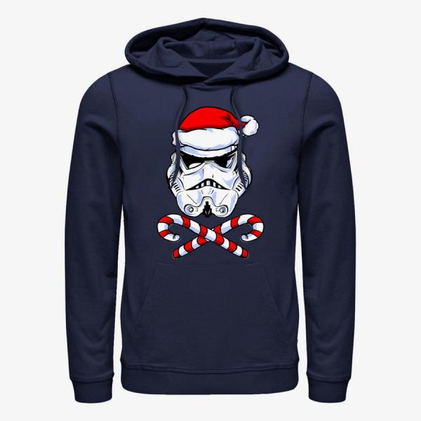 Mikina Merch Star Wars: Classic - Santa Trooper Unisex Hoodie Navy Blue S