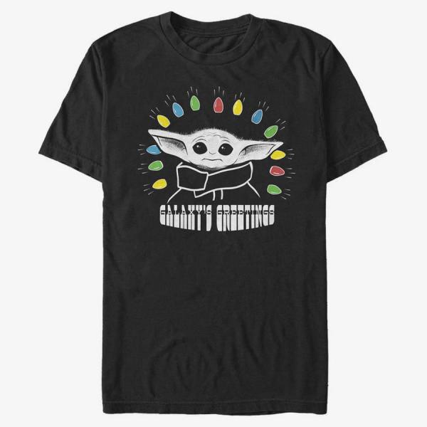 Tričko Merch Star Wars: The Mandalorian - Child Of Light Unisex T-Shirt Black M