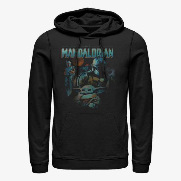 Queens Star Wars: Mandalorian - BOBAS BACK Unisex Hoodie Black