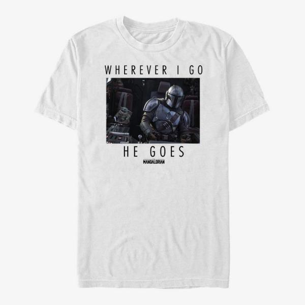Queens Star Wars: The Mandalorian - MandoMon Epi4 Guide Unisex T-Shirt White