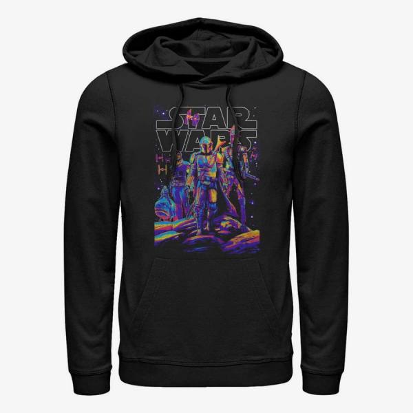 Queens Star Wars: Mandalorian - Light It Up Unisex Hoodie Black