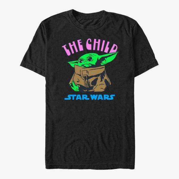 Tričko Merch Star Wars: The Mandalorian - CHILD Unisex T-Shirt Black M