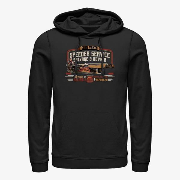 Queens Star Wars: The Mandalorian - Vanth Speeder Service Unisex Hoodie Black