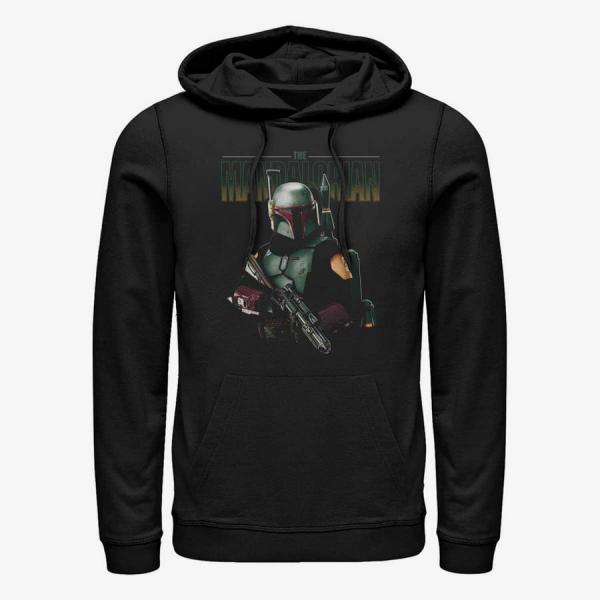 Mikina Merch Star Wars: The Mandalorian - MandoMon Epi6 Shoot Out Unisex Hoodie Black XXL