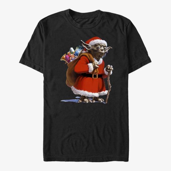 Queens Star Wars: Classic - Santa Yoda Unisex T-Shirt Black
