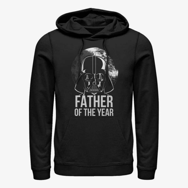 Mikina Merch Star Wars: Classic - Father Of The Year Unisex Hoodie Black S