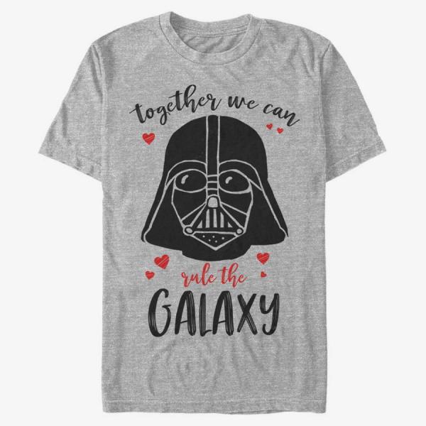 Queens Star Wars: Classic - Rulers Of The Galaxy Unisex T-Shirt Heather Grey