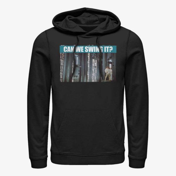 Mikina Merch Star Wars: Classic - Can We Swing It Unisex Hoodie Black S