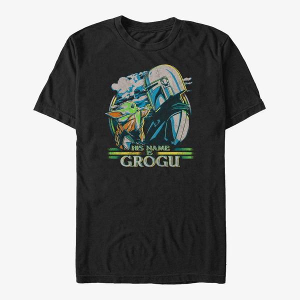 Tričko Merch Star Wars: The Mandalorian - Hello There Unisex T-Shirt Black XL