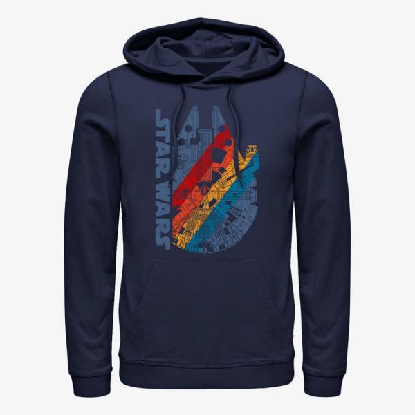 Mikina Merch Star Wars: Classic - Star Wars Run Unisex Hoodie Navy Blue M