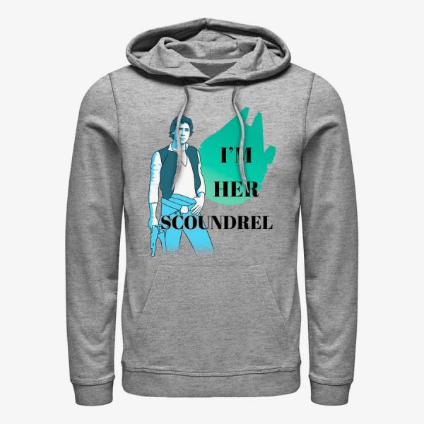 Queens Star Wars: Classic - Her Scoundrel Unisex Hoodie Heather Grey
