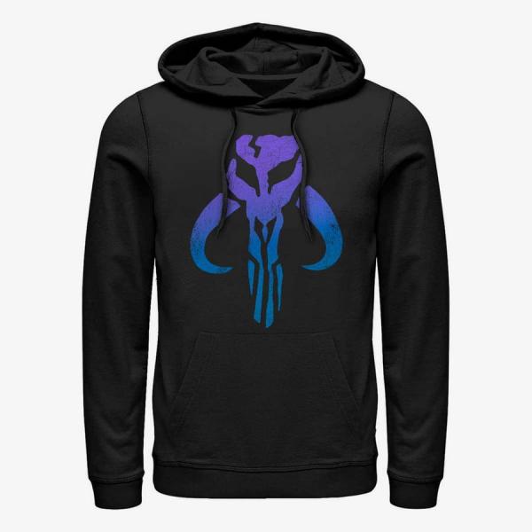 Queens Star Wars: The Mandalorian - Mando Logo Unisex Hoodie Black