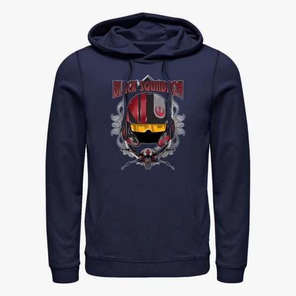 Mikina Merch Star Wars: Episode 7 - Black Leader Unisex Hoodie Navy Blue S