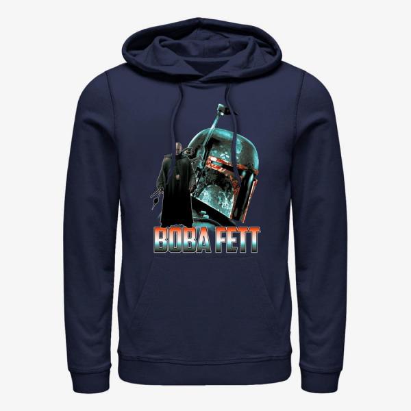 Queens Star Wars: The Mandalorian - MandoMon Epi6 Tracking Unisex Hoodie Navy Blue