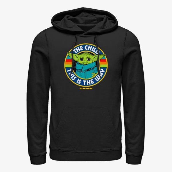 Queens Star Wars: The Mandalorian - Star Child Unisex Hoodie Black