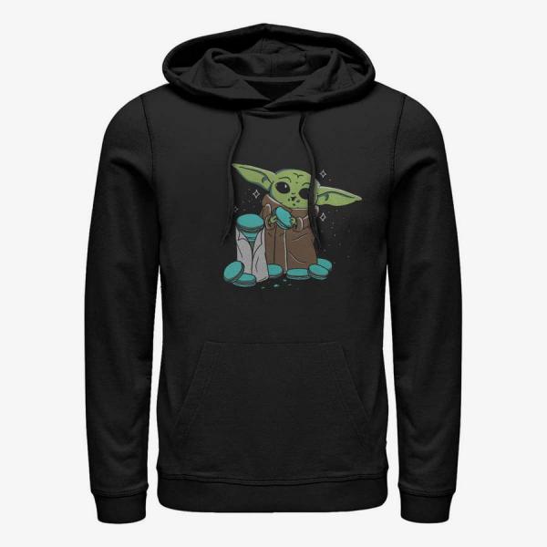 Mikina Merch Star Wars: Mandalorian - Snack Time Unisex Hoodie Black XXXL