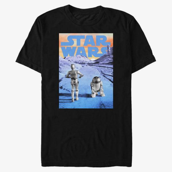 Queens Star Wars - Sunday Stroll Unisex T-Shirt Black