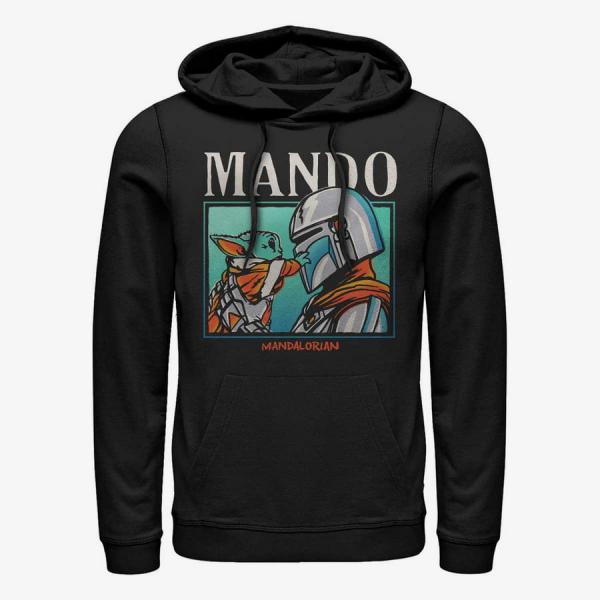 Mikina Merch Star Wars: Mandalorian - FOUND YOU Unisex Hoodie Black M