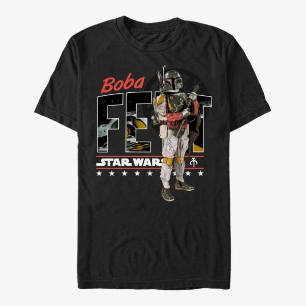 Tričko Merch Star Wars: Classic - Player Fett Unisex T-Shirt Black S