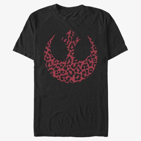 Tričko Merch Star Wars: Classic - Rebel Cheetah Unisex T-Shirt Black S