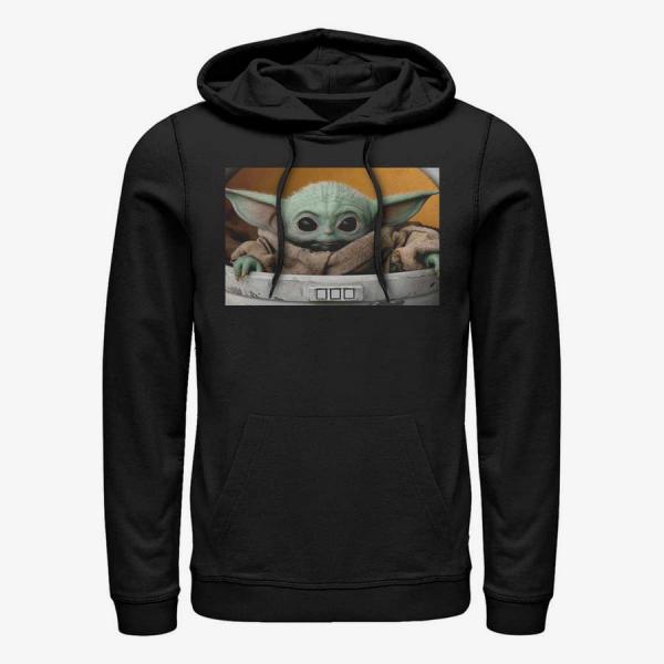 Mikina Merch Star Wars: The Mandalorian - Child In Box Unisex Hoodie Black M