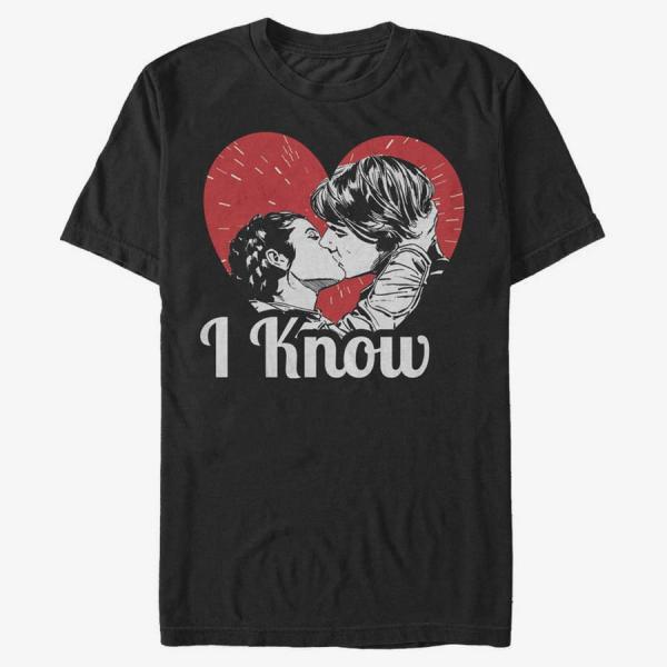 Tričko Merch Star Wars: Classic - Han And Leia Unisex T-Shirt Black M