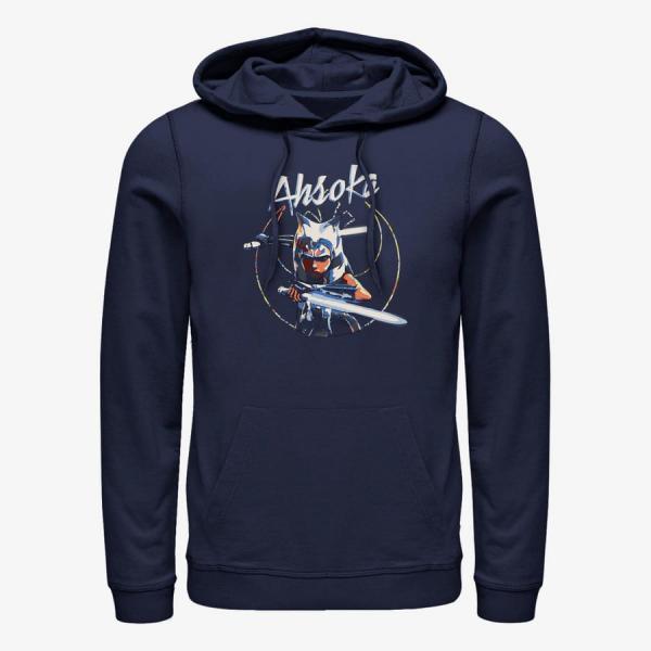 Mikina Merch Star Wars: Clone Wars - Rebel Tano Unisex Hoodie Navy Blue L