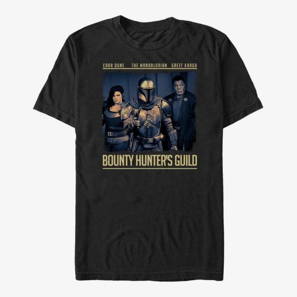 Tričko Merch Star Wars: The Mandalorian - Guild Unisex T-Shirt Black M