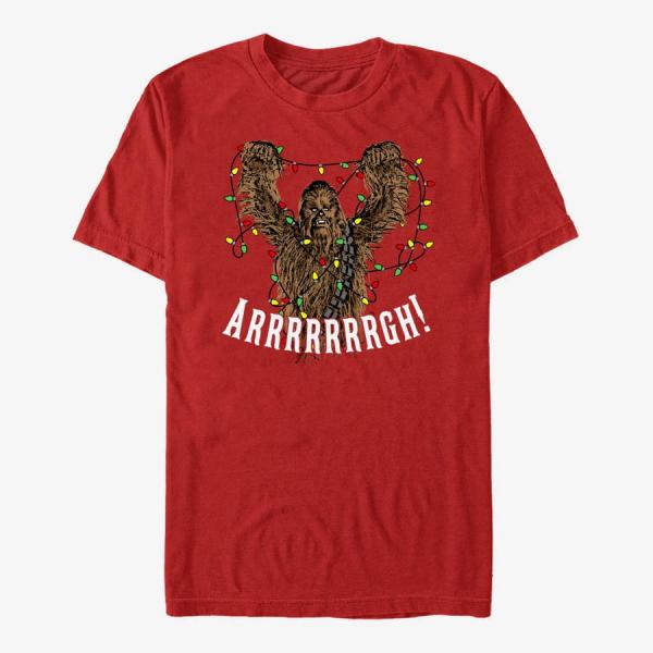 Queens Star Wars: Classic - Wookie Tree Unisex T-Shirt Red