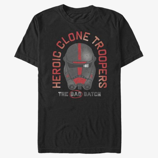 Queens Star Wars: The Bad Batch - Heroic Batch Unisex T-Shirt Black