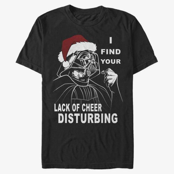 Tričko Merch Star Wars: Classic - Vader Lack Of Cheer Unisex T-Shirt Black L