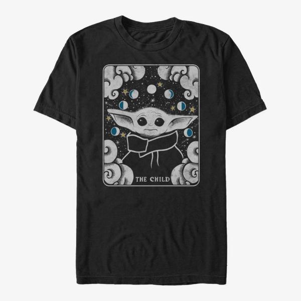Queens Star Wars: The Mandalorian - TAROT CHILD Unisex T-Shirt Black