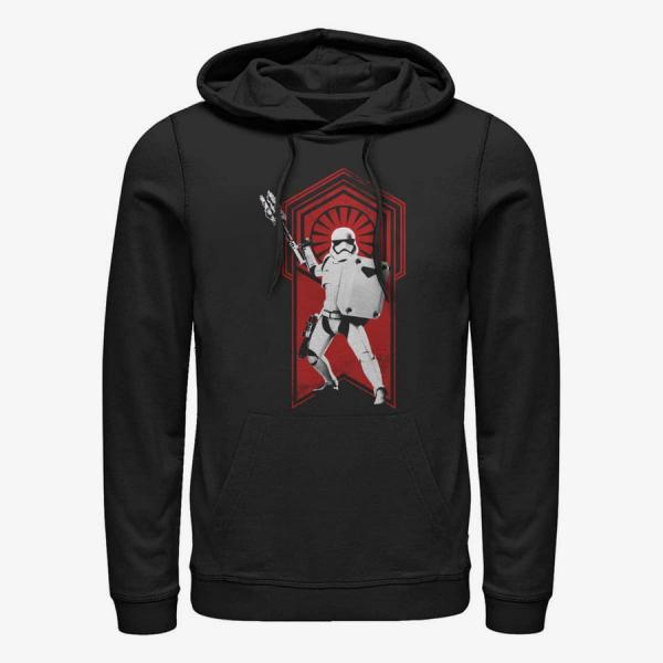 Mikina Merch Star Wars: Episode 7 - Nines Order Flag Unisex Hoodie Black L