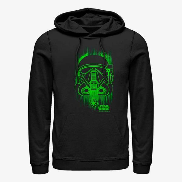Mikina Merch Star Wars: Rogue One - Neon Lights Unisex Hoodie Black S