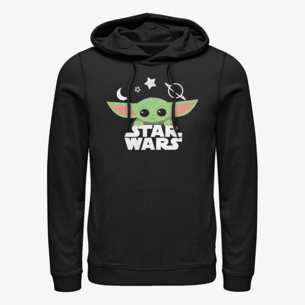 Queens Star Wars: Mandalorian - Star Child Unisex Hoodie Black