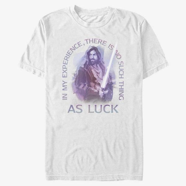 Tričko Merch Star Wars Obi-Wan - No Such Thing Unisex T-Shirt White L