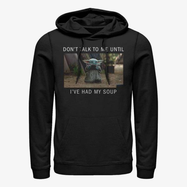Queens Star Wars: The Mandalorian - Need Soup Unisex Hoodie Black