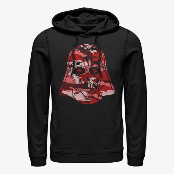 Queens Star Wars - Camo Vader Red Unisex Hoodie Black